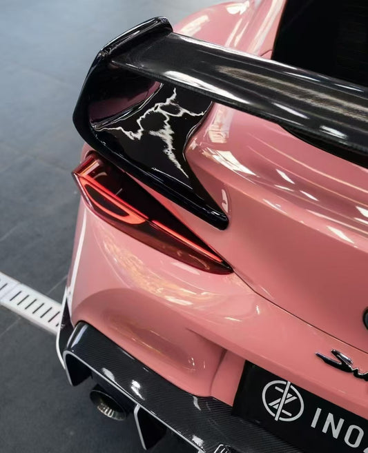 Toyota Supra MK5 A90 A91 3.0 2.0 2020 2021 2022 2023 2024 with Aftermarket Parts - Rear Diffuser Carbon Fiber / FRP from CMST Tuning