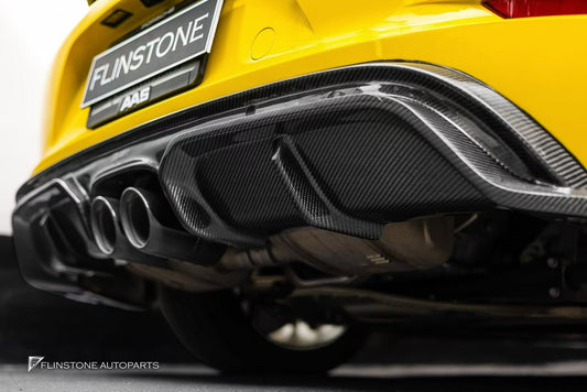 Porsche 718 Cayman Boxster Base S T GTS 2017-ON with Aftermarket Parts - V1 Style Rear Diffuser Carbon Fiber / FRP from CMST Tuning