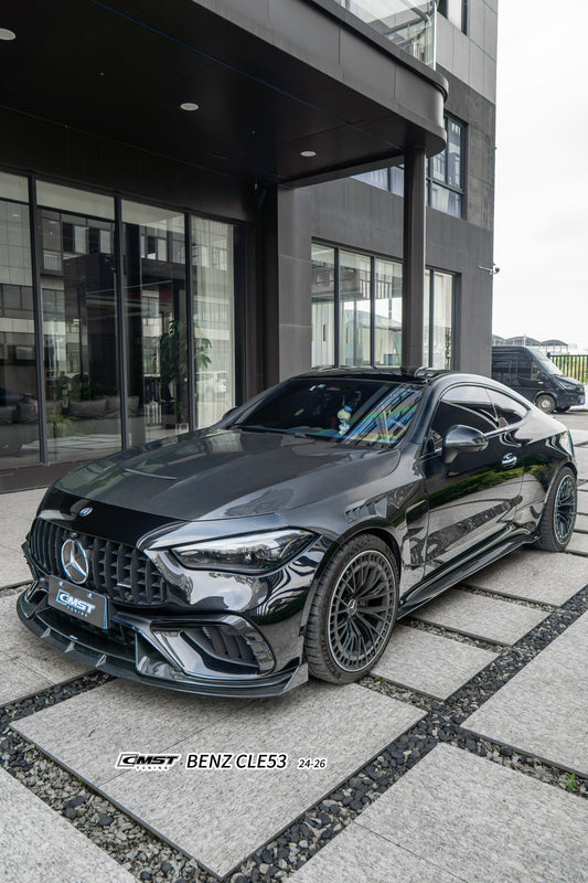 Mercedes Benz CLE-Class AMG CLE 53 / 450 / 300 C236 A236 2024-ON with Aftermarket Parts - V1 Hood Dry Pre-preg Carbon Fiber / FRP from CMST Tuning