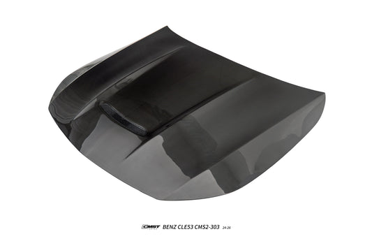 Mercedes Benz CLE-Class AMG CLE 53 / 450 / 300 C236 A236 2024-ON with Aftermarket Parts - V1 Hood Dry Pre-preg Carbon Fiber / FRP from CMST Tuning