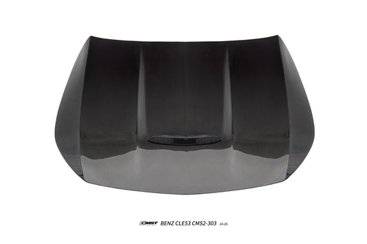 Mercedes Benz CLE-Class AMG CLE 53 / 450 / 300 C236 A236 2024-ON with Aftermarket Parts - V1 Hood Dry Pre-preg Carbon Fiber / FRP from CMST Tuning