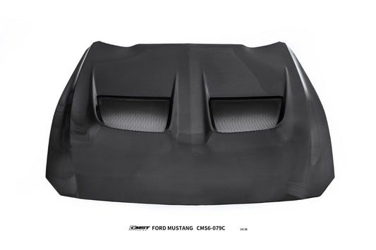 Ford Mustang S650 2.3 Ecoboost 5.0 GT Dark Horse 2024-ON with Aftermarket Parts - GTD Style Full Complete Kit Carbon Fiber / FRP from CMST Tuning