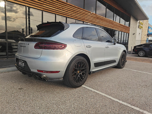 Porsche Macan 95B.1 Base/S/GTS/Sport Edition/Turbo 2015-2018 & Macan 95B.2 Base/S/GTS/Turbo 2019-2021 with Aftermarket Parts - Carbon Fiber & FRP Side Skirts from CMST Tuning
