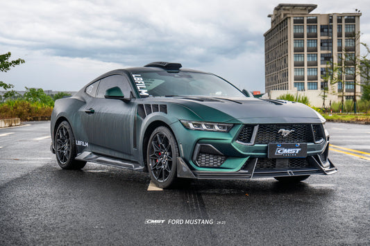 Ford Mustang S650 2.3 Ecoboost 5.0 GT Dark Horse 2024-ON with Aftermarket Parts - Front Fenders Carbon Fiber / FRP from CMST Tuning