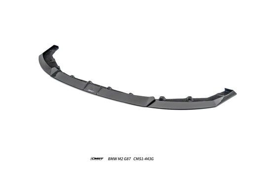 BMW M2CS M2 G87 2023-ON with Aftermarket Parts - V2 Style Front Lip Dry Pre-preg Carbon Fiber / FRP from CMST Tuning