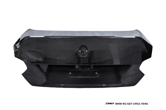 BMW M2CS M2 G87 2023-ON & 2 Series M240i 230i G42 2022-ON with Aftermarket Parts - V3 Style Rear Trunk Dry Pre-preg Carbon Fiber / FRP from CMST Tuning