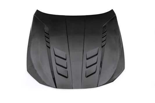 BMW M2CS M2 G87 2023-ON & 2 Series M240i 230i G42 2022-ON with Aftermarket Parts - V3 Style Hood Dry Pre-preg Carbon Fiber / FRP from CMST Tuning