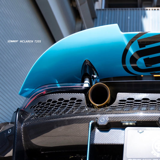 McLaren 720S 2018-2023 with CMST Tuning's Aftermarket Parts - Rear Wing Spoiler Carbon Fiber / FRP. A complete transformation of style and performance.