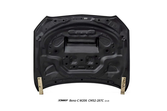 Mercedes Benz C-Class C63S C63 C43 AMG C300 W206 S206 2021-ON with Aftermarket Parts - V3 Hood Carbon Fiber / FRP from CMST Tuning