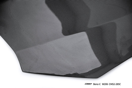 Mercedes Benz C-Class C63S C63 C43 AMG C300 W206 S206 2021-ON with Aftermarket Parts - V1 Hood Carbon Fiber / FRP from CMST Tuning