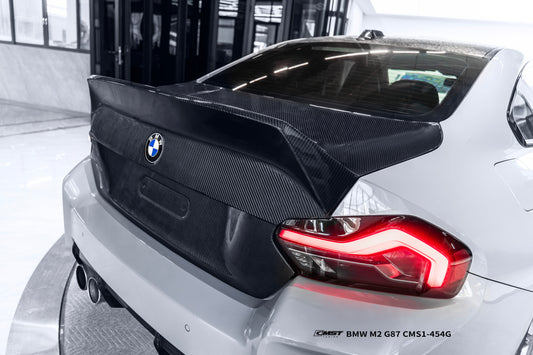 BMW M2CS M2 G87 2023-ON & 2 Series M240i 230i G42 2022-ON with Aftermarket Parts - V3 Style Rear Trunk Dry Pre-preg Carbon Fiber / FRP from CMST Tuning