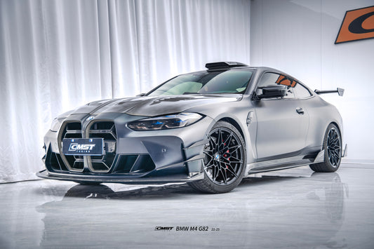 BMW M3CS M3C M3 G80 G81 2021-ON & M4CS M4C M4 G82 G83 2021-ON (Left Hand Drive Only) with Aftermarket Parts - Mirror Caps Dry Pre-preg Carbon Fiber / FRP from CMST Tuning