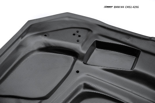 BMW M3CS M3C M3 G80 G81 2021-ON & M4CS M4C M4 G82 G83 2021-ON with Aftermarket Parts - V4 Style Hood Carbon Fiber / FRP from CMST Tuning