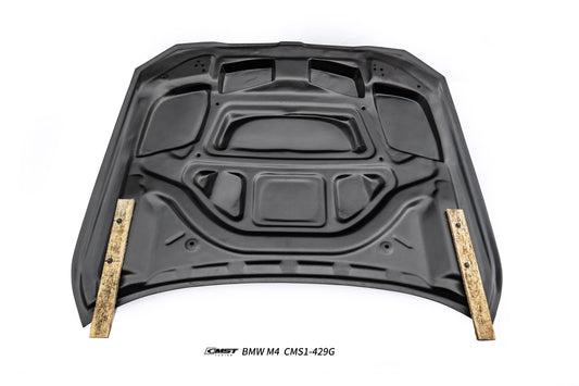 BMW M3CS M3C M3 G80 G81 2021-ON & M4CS M4C M4 G82 G83 2021-ON with Aftermarket Parts - V4 Style Hood Carbon Fiber / FRP from CMST Tuning