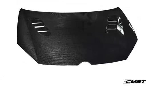 Volkswagen Golf Base GTI R MK6 MK6.5 2010 2011 2012 2013 2014 with Aftermarket Parts - Hood Bonnet Carbon Fiber / FRP from CMST Tuning