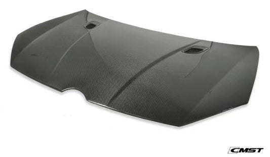 Volkswagen Golf Base GTI R MK6 MK6.5 2010 2011 2012 2013 2014 with Aftermarket Parts - V2 Hood Bonnet Carbon Fiber / FRP from CMST Tuning