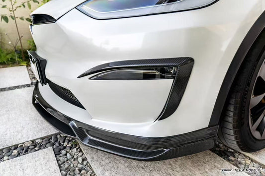 CMST Tuning Carbon Fiber Front Lip for Tesla Model X 2022-ON
