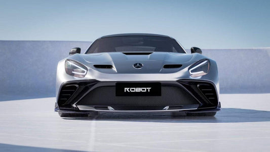 Mercedes Benz AMG GT/GTS/GTC C190 (fits both Pre-facelift & facelift) 2015 2016 2017 2018 2019 2020 2021 with Aftermarket Parts - Paragon Style Front Bumper & Lip Carbon Fiber / FRP from Robot Craftsman