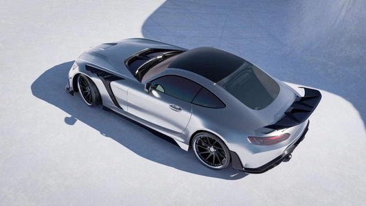 Mercedes Benz AMG GT/GTS/GTC/GTR C190 (fits both Pre-facelift & facelift) 2015 2016 2017 2018 2019 2020 2021 with Aftermarket Parts - Paragon Rear Wing Carbon Fiber / FRP from Robot Craftsman
Mercedes Benz AMG GT/GTS/GTC/GTR C190 (fits both Pre-facelift & facelift) 2015 2016 2017 2018 2019 2020 2021 with Aftermarket Parts - Paragon Rear Wing Carbon Fiber / FRP from Robot Craftsman