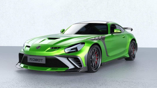 Mercedes Benz AMG GT/GTS/GTC C190 (fits both Pre-facelift & facelift) 2015 2016 2017 2018 2019 2020 2021 with Aftermarket Parts - Paragon Front Fenders Carbon Fiber / FRP from Robot Craftsman