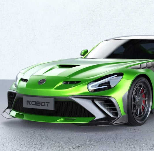 Mercedes Benz AMG GT/GTS/GTC/GTR C190 (fits both Pre-facelift & facelift) 2015 2016 2017 2018 2019 2020 2021 with Aftermarket Parts - Paragon Style Hood Carbon Fiber / FRP from Robot Craftsman