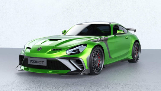 Mercedes Benz AMG GT/GTS C190 (fits both Pre-facelift & facelift) 2015 2016 2017 2018 2020 2021 with Aftermarket Parts - Paragon Style Full Body Kit Package FRP / Carbon Fiber from Robot Craftsman