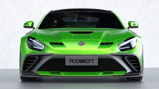 Mercedes Benz AMG GT/GTS C190 (fits both Pre-facelift & facelift) 2015 2016 2017 2018 2020 2021 with Aftermarket Parts - Paragon Style Full Body Kit Package FRP / Carbon Fiber from Robot Craftsman