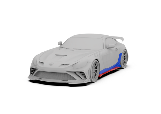 Mercedes Benz AMG GT/GTS C190 (fits both Pre-facelift & facelift) 2015 2016 2017 2018 2020 2021 with Aftermarket Parts - Paragon Style Full Body Kit Package FRP / Carbon Fiber from Robot Craftsman