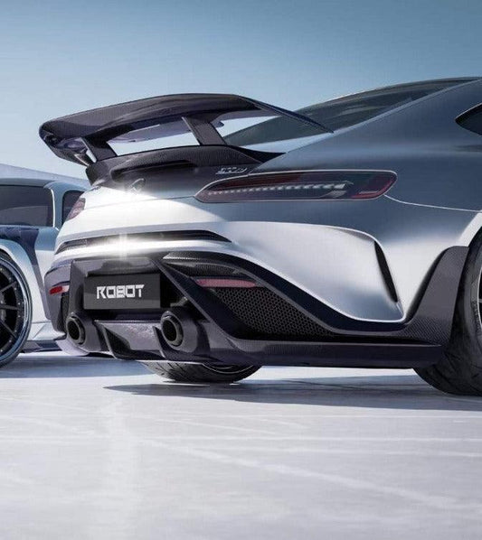 Mercedes Benz AMG GT/GTS/GTC/GTR C190 (fits both Pre-facelift & facelift) 2015 2016 2017 2018 2019 2020 2021 with Aftermarket Parts - Paragon Rear Wing Carbon Fiber / FRP from Robot Craftsman
Mercedes Benz AMG GT/GTS/GTC/GTR C190 (fits both Pre-facelift & facelift) 2015 2016 2017 2018 2019 2020 2021 with Aftermarket Parts - Paragon Rear Wing Carbon Fiber / FRP from Robot Craftsman