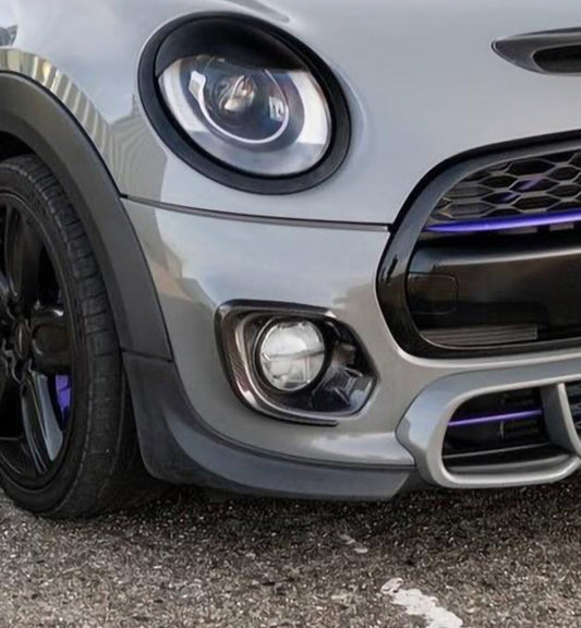 MINI Cooper JCW (John Cooper Works) S Base F56 LCI 2022-ON with Aftermarket Parts - Fog Light Bezel Carbon Fiber/FRP from Geex Village