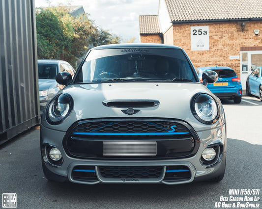 MINI Cooper JCW (John Cooper Works) S Base F56 LCI 2022-ON with Aftermarket Parts - Fog Light Bezel Carbon Fiber/FRP from Geex Village