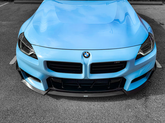 BMW M2 / M2C G87 2023-ON with Aftermarket Parts - Front Lip Pre-preg Carbon Fiber from Karbel Carbon