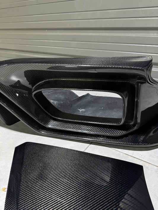 Robot Craftsman "Godzilla" Rear Bumper & Diffuser for Nissan GTR R35 PP Polypropylene FRP Carbon Fiber