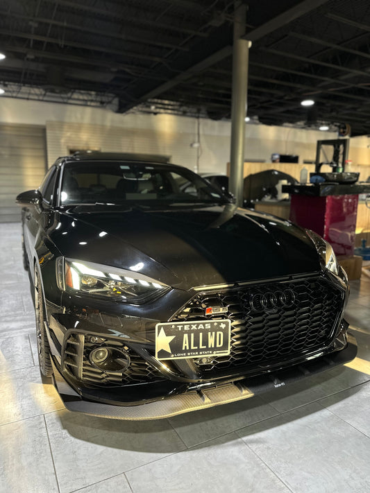 Karbel Carbon Head Light Trim for Audi RS5 B9.5 2020-2025 Dry Pre-preg Carbon Fiber