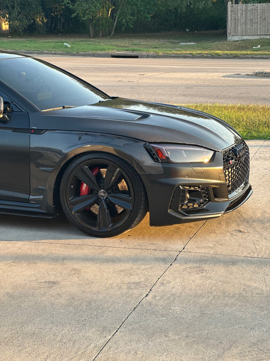 Audi RS5 B9 / B9.5 2017 2018 2019 2020 2021 2022 2023 2024 with Aftermarket Parts - AE Style Front Fenders Carbon Fiber from ArmorExtend
