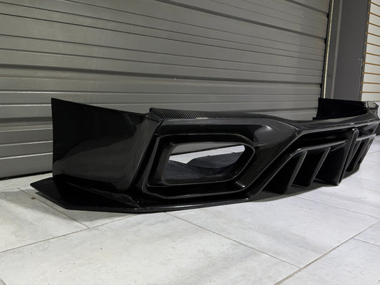 Robot Craftsman "Godzilla" Rear Bumper & Diffuser for Nissan GTR R35 PP Polypropylene FRP Carbon Fiber