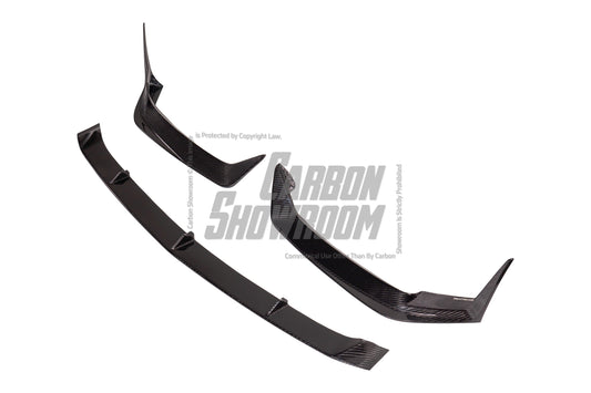 Paktechz Carbon Fiber Front Lip Ver.1 for Mercedes benz AMG GT/GTS/GTC C190 2018-2021 - Performance SpeedShop