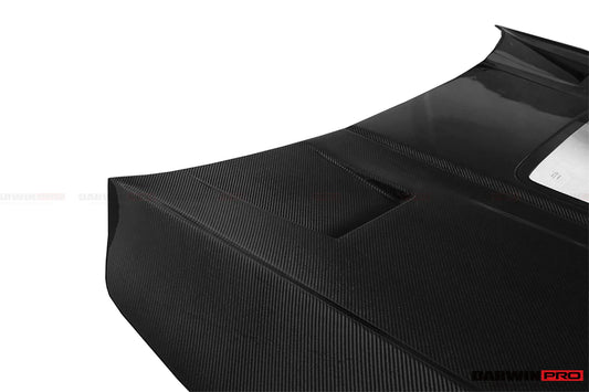 DarwinPro Clearview Glass Transparent Hood Bonnet for Audi A7 S7 RS7 C7 C7.5 Carbon Fiber/FRP 2012-2018