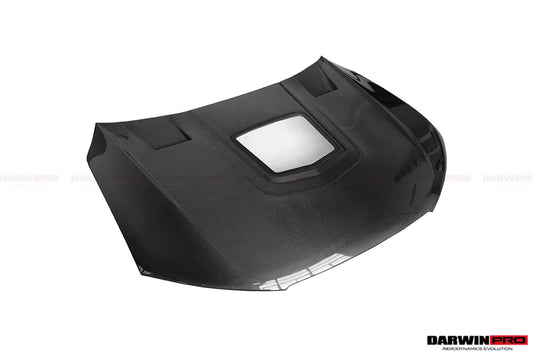 DarwinPro Clearview Glass Transparent Hood Bonnet for Audi A7 S7 RS7 C7 C7.5 Carbon Fiber/FRP 2012-2018