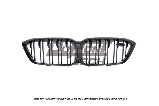 BMW M2C F87 2016 2017 2018 2019 2020 2021 & 2 Series M240i M235i 230i 228i F22 2014 2015 2016 2017 2018 2019 2020 2021 with Aftermarket Parts - 1:1 M2C Conversion Upgrade Style Front Kidney Grill ABS from DuPont Tech