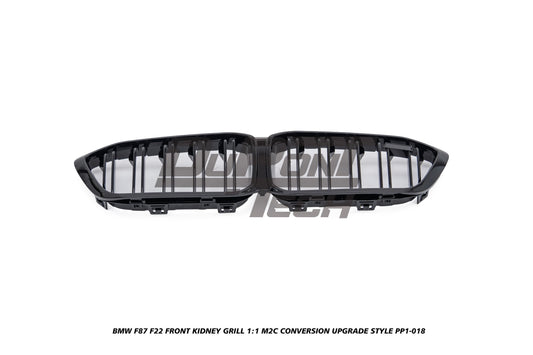 BMW M2C F87 2016 2017 2018 2019 2020 2021 & 2 Series M240i M235i 230i 228i F22 2014 2015 2016 2017 2018 2019 2020 2021 with Aftermarket Parts - 1:1 M2C Conversion Upgrade Style Front Kidney Grill ABS from DuPont Tech