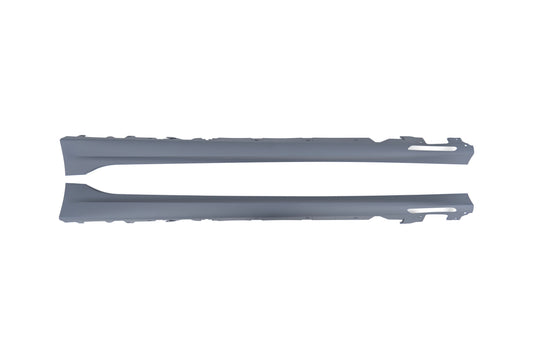 BMW 3 Series M340i 330i 320i G20 G21 Pre-LCI 2019 2020 2021 2022 with Aftermarket Parts - 1:1 M Performance Conversion Style Side Skirts PP Polypropylene from DuPont Tech