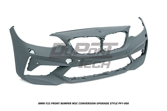 BMW 2 Series M240i M235i 230i 228i F22 2014 2015 2016 2017 2018 2019 2020 2021 with Aftermarket Parts - M2C Conversion Upgrade Style Front Bumper PP Polypropylene from DuPont Tech