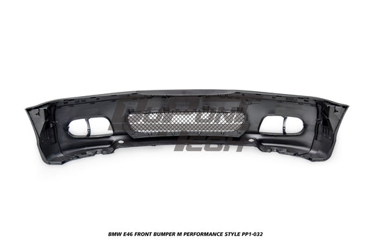 BMW 3 Series 330ci 325ci 320ci E46 1999 2000 2001 2002 2003 2004 2005 with Aftermarket Parts - M Performance Style Front Bumper & Fog Light PP Polypropylene from DuPont Tech