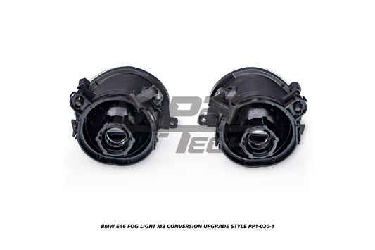 BMW 3 Series 330ci 325ci 320ci E46 1999 2000 2001 2002 2003 2004 2005 with Aftermarket Parts - M3 Conversion Upgrade Style Front Bumper & Fog Light PP Polypropylene from DuPont Tech