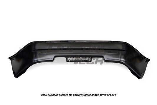 BMW 3 Series 330ci 325ci 320ci E46 1999 2000 2001 2002 2003 2004 2005 with Aftermarket Parts - M3 Conversion Upgrade Style Rear Bumper PP Polypropylene from DuPont Tech