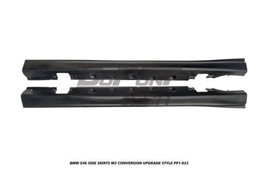 BMW 3 Series 330ci 325ci 320ci E46 1999 2000 2001 2002 2003 2004 2005 with Aftermarket Parts - M3 Conversion Upgrade Style Side Skirts PP Polypropylene from DuPont Tech