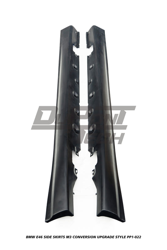 BMW 3 Series 330ci 325ci 320ci E46 1999 2000 2001 2002 2003 2004 2005 with Aftermarket Parts - M3 Conversion Upgrade Style Side Skirts PP Polypropylene from DuPont Tech