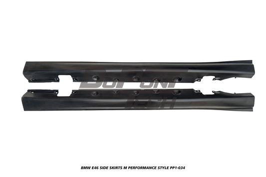 BMW 3 Series 330ci 325ci 320ci E46 1999 2000 2001 2002 2003 2004 2005 with Aftermarket Parts - M Performance Style Side Skirts PP Polypropylene from DuPont Tech