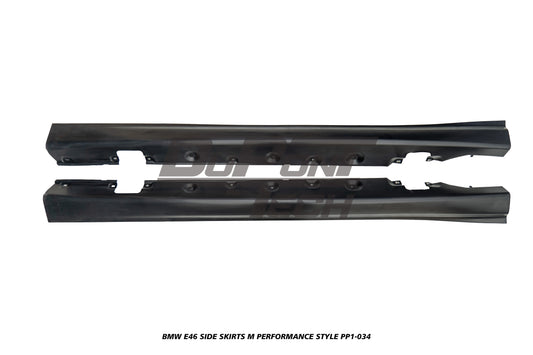 BMW 3 Series 330ci 325ci 320ci E46 1999 2000 2001 2002 2003 2004 2005 with Aftermarket Parts - M Performance Style Side Skirts PP Polypropylene from DuPont Tech